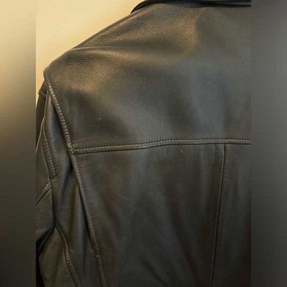 Nordstrom B.P. Alex Costa Leather Motorcycle Jacket - L - Large - Picture 3 of 9
